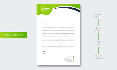 modern creative & clean business style letterhead bundle of your corporate project design.set to pri