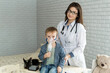 © Artem Zakharov - .Medical doctor applying medicine inhalation treatment on a little boy with asthma inhalation therapy by the mask of inhaler.