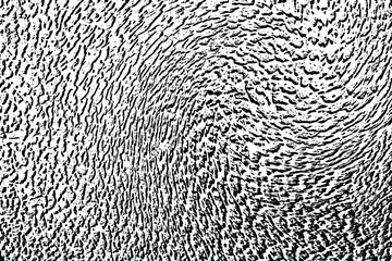 Leinwandbilder - The grunge texture of a rough surface that resembles a swirl, a swirl with noise, grit, and dirt. Vector illustration. Overlay template.