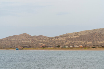 Cabo de la Vela, Guajira, Colombia. May 8, 2019: Homes near the beaches of Cabo de la Vela