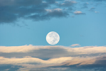 moon and clouds