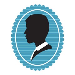 Poster - silhouette of businessman