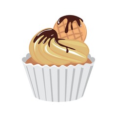 Sticker - cupcake