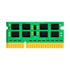 Poster - Random Access Memory Illustration. Perfect for background, info graphics, product design, presentation template, logo and other product. illustration design colorful flat style