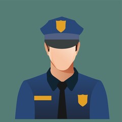 Wall Mural - policeman