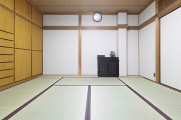 Wall Mural - Empty Japanese-style bedroom in an old Japanese house