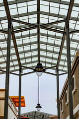 Sticker - Translucent roof or skylight roof of shopping center