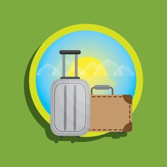 Wall Mural - luggage