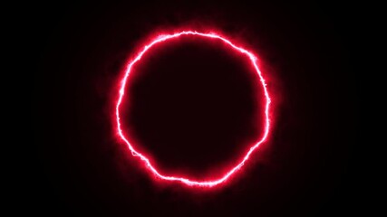 Poster - Abstract Energy Circle Scifi Fx Background Loop/ 4k animation of an abstract background with power laser energy circle shining and seamless looping