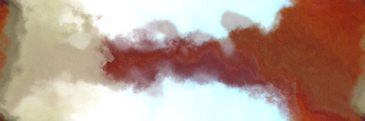 Aufkleber - abstract watercolor background with watercolor paint style with pastel gray, light gray and saddle brown colors. can be used as web banner or background