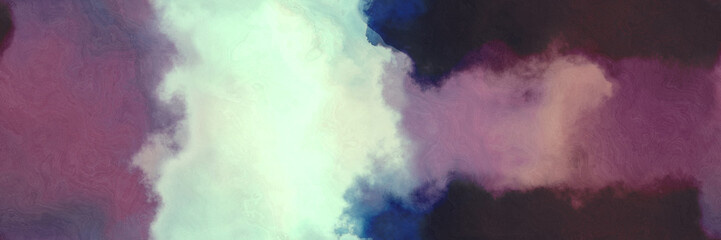 Poster - abstract watercolor background with watercolor paint style with dim gray, tea green and very dark blue colors. can be used as web banner or background