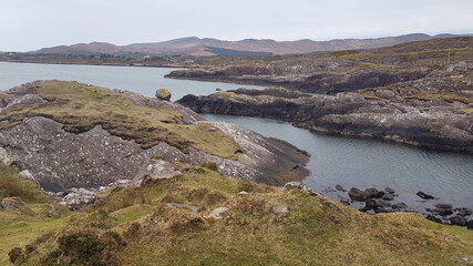 Wall Mural - Rocky coast in Kerry, Ireland