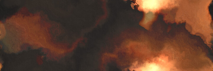 Aufkleber - abstract watercolor background with watercolor paint style with very dark violet, coffee and very dark blue colors. can be used as web banner or background