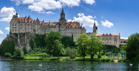 Sticker - panorama view of the Hohenzollern Castle Sigmaringen