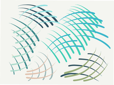 cell line color grid cross out green 