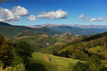 Wall Mural - Alpine landscape in Cernei Mountains, Romania, Europe