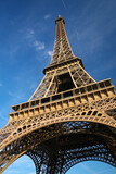Fototapeta Boho - Close-up view to Eiffel Tower in Paris, France