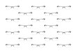 © Роман Заворотный - colorful pattern of glasses on a white background top view
