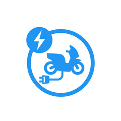 Poster - electric scooter icon