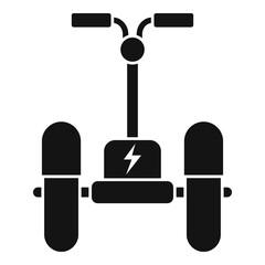 Poster - Electric scooter icon. Simple illustration of electric scooter vector icon for web design isolated on white background