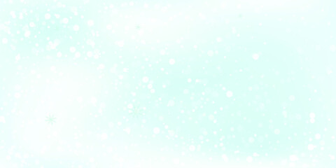 Snowflakes. Snow, snowfall. Falling scattered white snowflakes on a gradient background. Vector