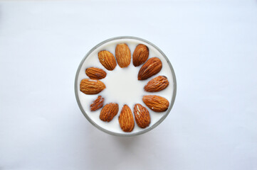 Delicious and delicate almond not milk