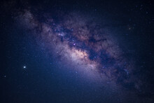 Galaxy milky way at night.