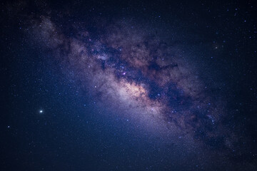 galaxy milky way at night.