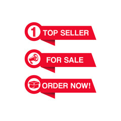 Poster - Modern shopping label and banner design vector collection for business element design