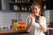 © Dexon Dee - Beatiful women eating cherries and using phone