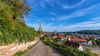 Wall Mural - panorama of  esslingen city