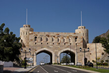 The Muscat Gate Museum Straddles Al Bahri Road In The Mutrah Area Of Old Muscat, Oman