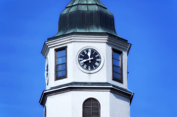 Watch tower inside old fortress in Belgrade, Serbia.