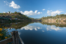 Baan Rak Thai, Village On The Lake In Mea Hong Son Province, Thailand