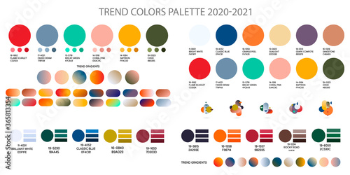 Cuadros en Lienzo Fashion color trend Autumn Winter 2020 2021