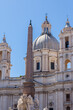 ROME, ITALY - 2014 AUGUST 18. Sant' Agnese in Agone is a church in Rome, at Piazza Navona in rione Parione.