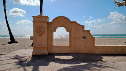 Quite morning at the beach