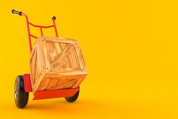 Sticker - Crate with hand truck