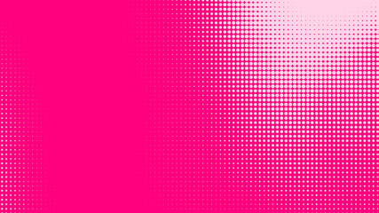 Poster - dot pink pattern gradient texture background. abstract illustration pop art halftone and retro style