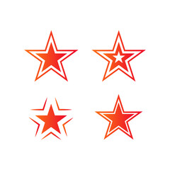 Poster - Set of star logo design template for company, corporate and brand