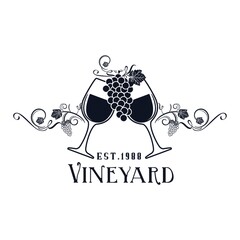 Sticker - vineyard label