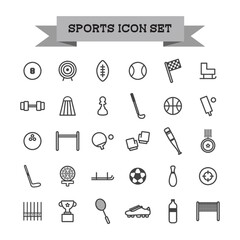 Sticker - set of sports icons