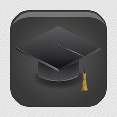 Sticker - graduation hat