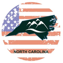 Sticker - north carolina state