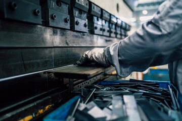 worker working in factory