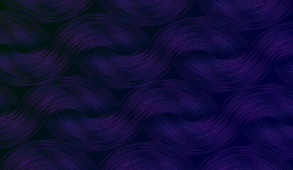 Poster - Purple dark blue lines background, abstract dynamic texture.