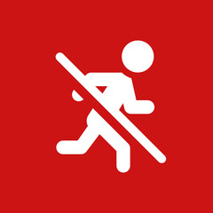 Poster - Do Not Enter -  Metro Tile Icon