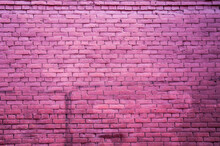 Pink Brick Wall Background