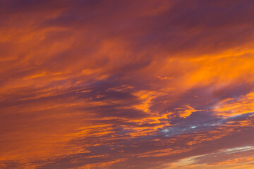 Beautiful clouds on the sky