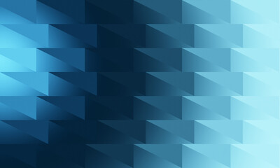 Poster - Colorful geometric background. Background abstraction with geometric shapes. Background consists of a gradation of shade of turquoise. Texture of triangles of same size. Gradient pattern.